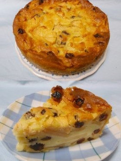りんごとレーズンのカスタードケーキ-レシピのメイン写真