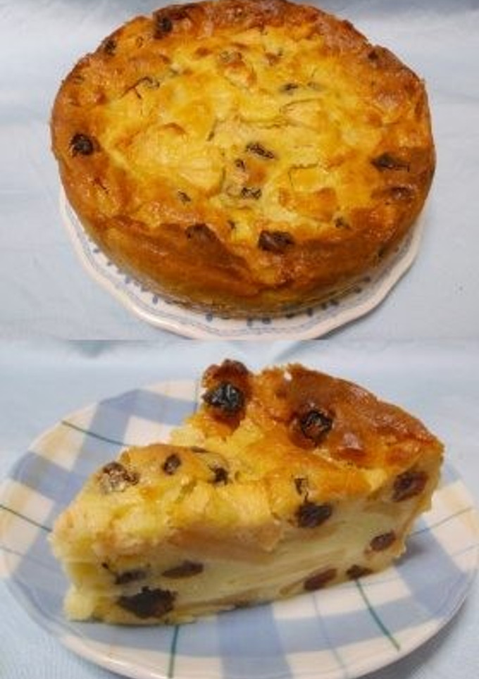 りんごとレーズンのカスタードケーキ-レシピのメイン写真