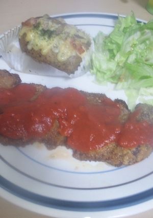 おうちでイタリア♪ミラノ風カツレツ-レシピのメイン写真