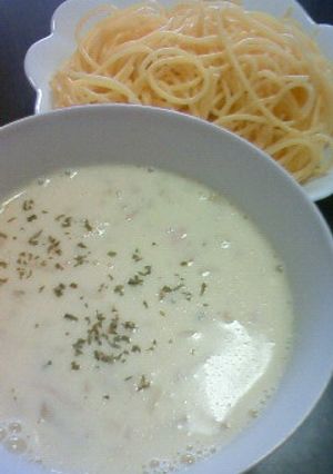 チーズフォンデュ風つけパスタ-レシピのメイン写真