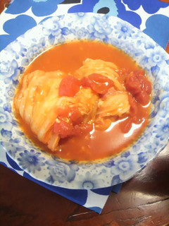 くるくる*ロール白菜トマト煮♪-レシピのメイン写真