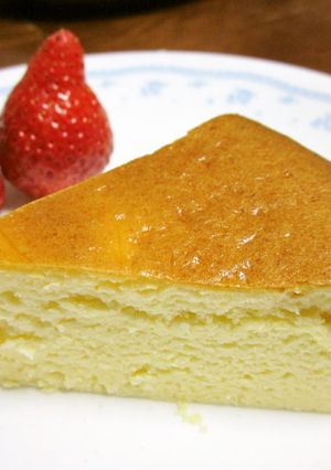 私のスフレ風☆ベイクドチーズケーキ-レシピのメイン写真