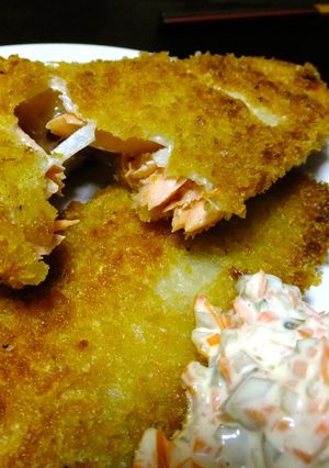 さっくさくチーズ衣のサーモンカツ☆-レシピのメイン写真