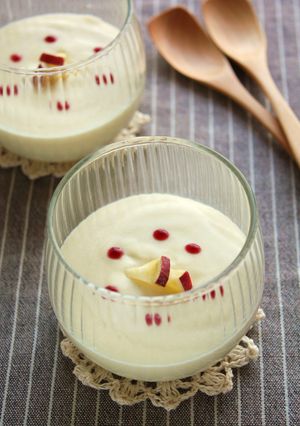 ふわふわ☆さつまいもとチョコのムース-レシピのメイン写真