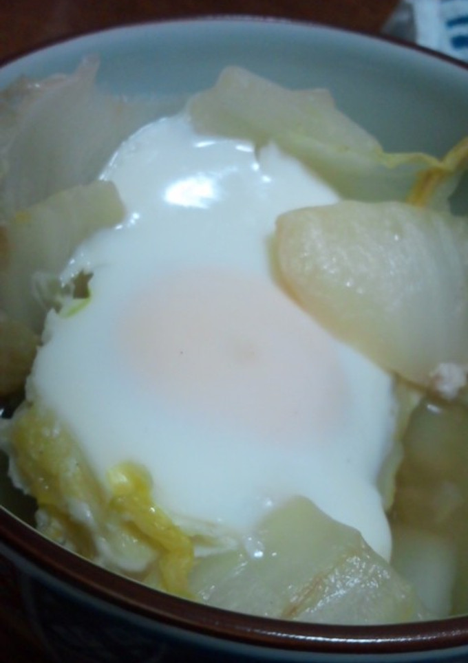 白菜と卵のおいしい簡単煮物-レシピのメイン写真