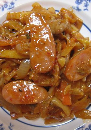 キムチ焼きうどん-レシピのメイン写真