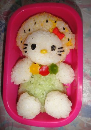 キャラ弁　レモンキティ-レシピのメイン写真
