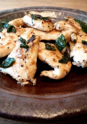 簡単手間なし☆大葉香る鶏むね肉の塩麹炒め-レシピのメイン写真