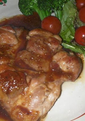 チキンステーキ　和風にんにくソース♪-レシピのメイン写真