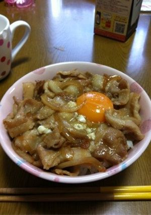 ♡しょうが焼き丼♡-レシピのメイン写真