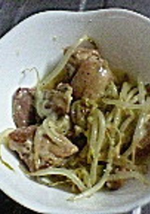 鶏ともやし炒めチーズ和え-レシピのメイン写真
