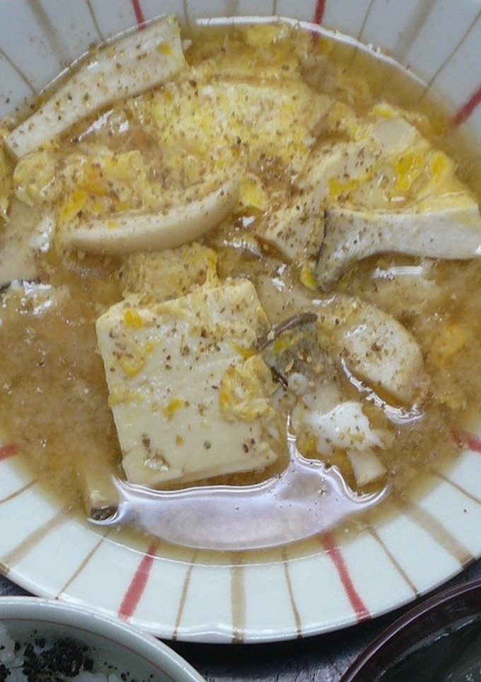 ☆豆腐とキノコの卵とじ☆-レシピのメイン写真