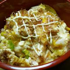 รูปของ 豆腐とねぎのふわとろ丼