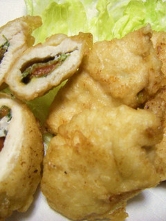 梅しそ入り鶏天♪♪-レシピのメイン写真