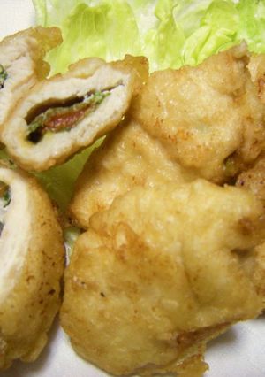 梅しそ入り鶏天♪♪-レシピのメイン写真