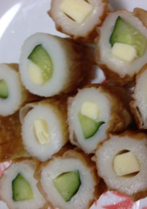 キュウリとチーズの竹輪詰め-レシピのメイン写真