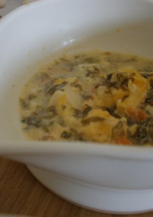 ✿離乳食✿卵黄OKなら…豆腐と卵のスープ-レシピのメイン写真
