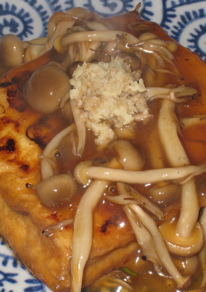 厚揚が主菜に　チーズはさみ照り焼き-レシピのメイン写真