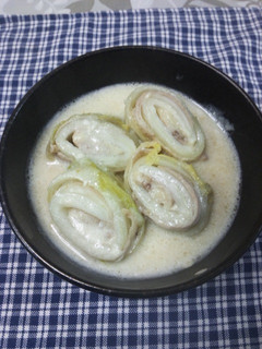 ロール白菜のミルク煮-レシピのメイン写真