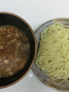 簡単!野菜あんかけ風つけスパゲティ☆-レシピのメイン写真