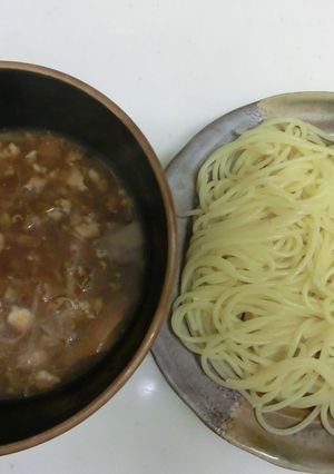 簡単！野菜あんかけ風つけスパゲティ☆-レシピのメイン写真