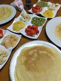 子供達と一緒に☆手巻きクレープ♪☆-レシピのメイン写真