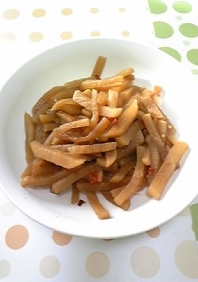 大根の醤油炒め-レシピのメイン写真