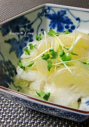 サラダみたいな☆かぶと文旦の精進なます-レシピのメイン写真