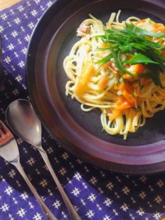白だしで和風パスタ-レシピのメイン写真