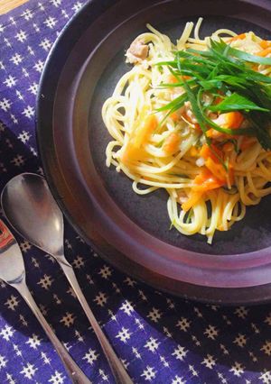 白だしで和風パスタ-レシピのメイン写真