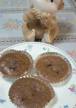 もっちり!チョコバナナカップケーキ-レシピのメイン写真