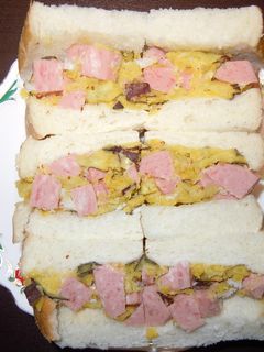 さつまいもとスパムのサンドイッチ-レシピのメイン写真