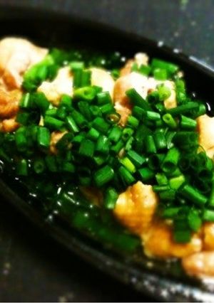 レンジで＊蒸し塩麹チキンのネギポン酢-レシピのメイン写真