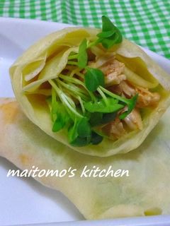 ピリッと大人の鶏肉 手巻き-レシピのメイン写真