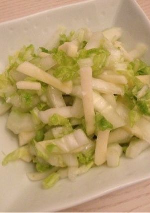 白菜とリンゴの塩麹入りサラダ-レシピのメイン写真