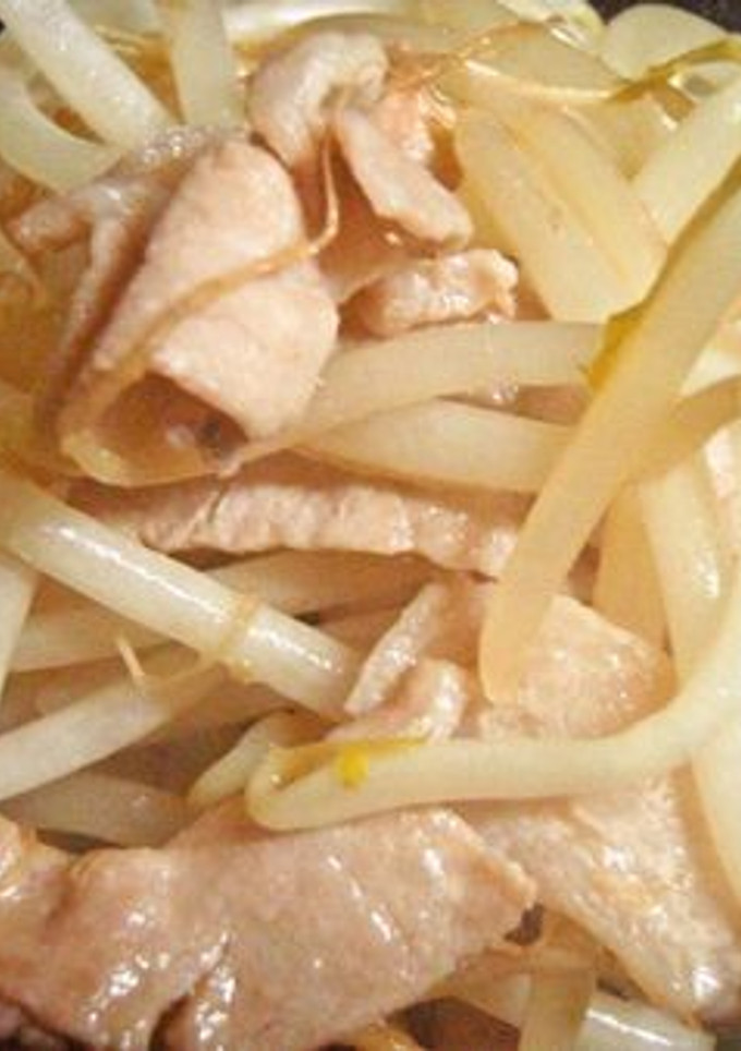 お弁当に☆焼きしゃぶ風？！豚もやし炒め-レシピのメイン写真