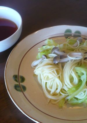 春キャベツのサッパリ和風つけパスタ-レシピのメイン写真