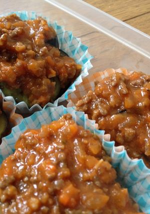 お弁当♡冷凍保存　ナスのミートグラタン-レシピのメイン写真