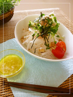 大根サラダ レモン塩麹ドレッシング-レシピのメイン写真