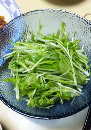 簡単★水菜サラダ-レシピのメイン写真