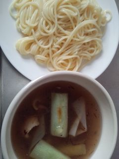 和風でヘルシー!鶏ねぎつけ麺-レシピのメイン写真