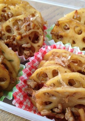 お弁当♡冷凍保存　レンコンの甘辛きんぴら-レシピのメイン写真