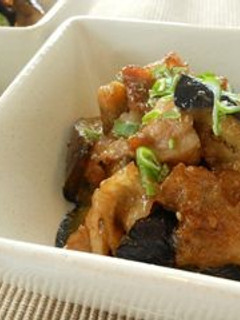 なすと豚肉のごまみそ炒め-レシピのメイン写真