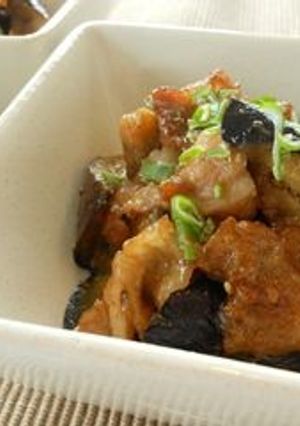 なすと豚肉のごまみそ炒め-レシピのメイン写真