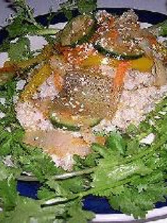 【Vegan】野菜たっぷりお通じによい玄米チャーハン-レシピのメイン写真