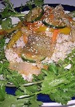 【Vegan】野菜たっぷりお通じによい玄米チャーハン-レシピのメイン写真
