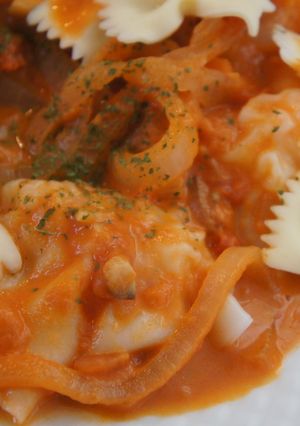 トマトクリームで♪エビのラビオリ-レシピのメイン写真
