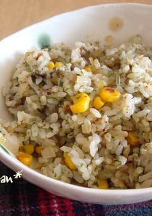 青のりコーンの塩炒飯-レシピのメイン写真