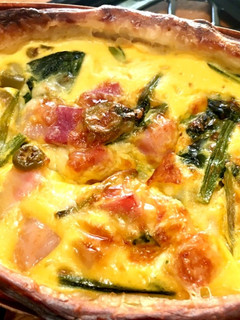 混ぜて焼くだけ!ヘルシーな豆乳キッシュ-レシピのメイン写真