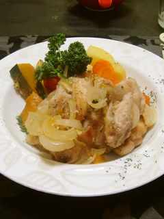 オーブンで簡単!豪華なチキンでおもてなし-レシピのメイン写真